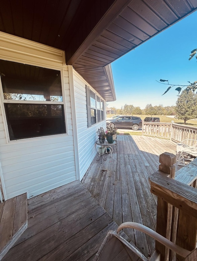 view of deck