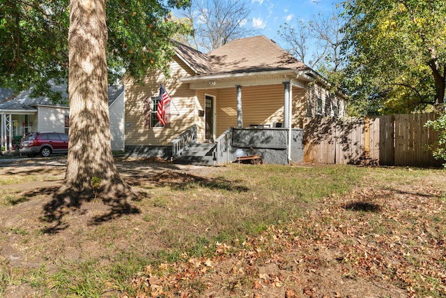 view of front of property