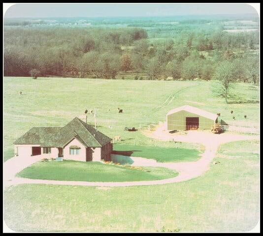 aerial view featuring a rural view