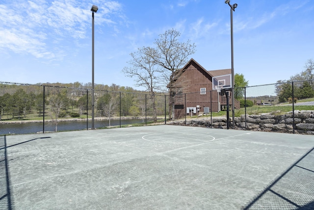 view of sport court