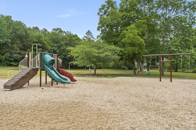 view of jungle gym