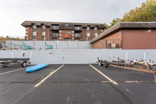 view of car parking