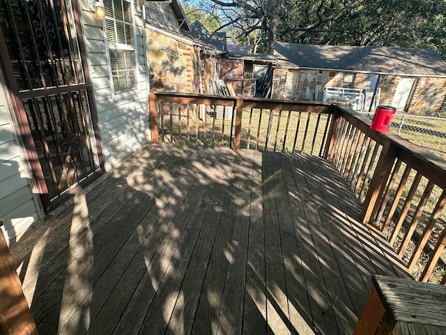 view of deck