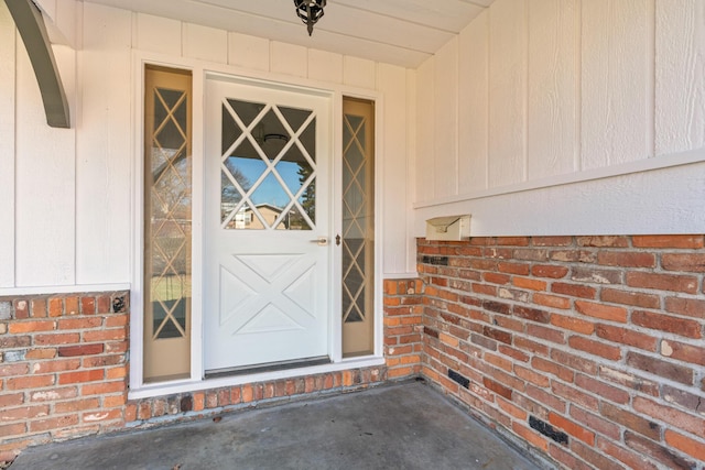 view of entrance to property