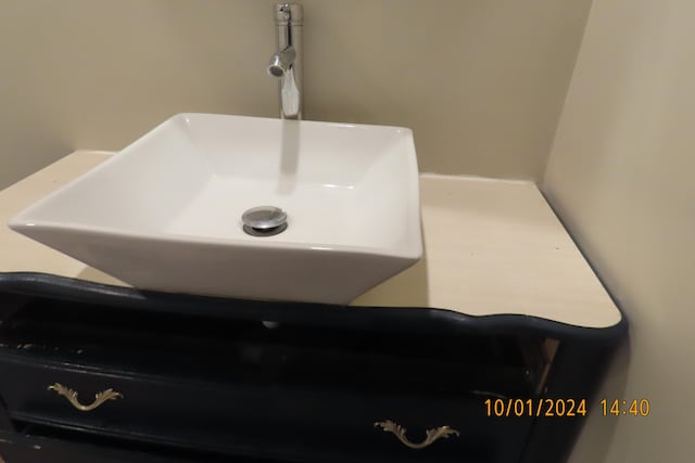 interior details with sink