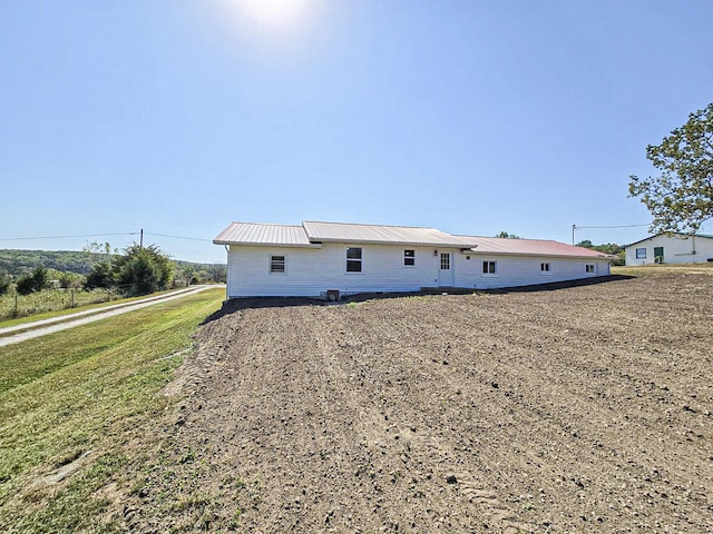 view of back of property