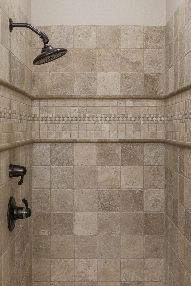 room details featuring tiled shower