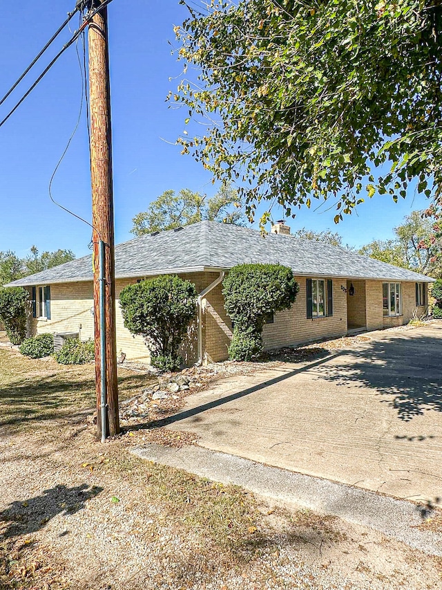 view of ranch-style home