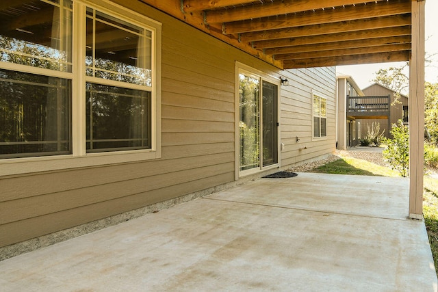 view of patio