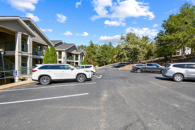 view of vehicle parking