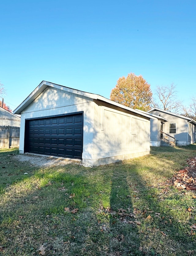 exterior space with a lawn