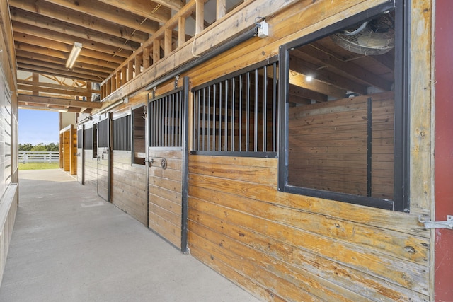 view of stable