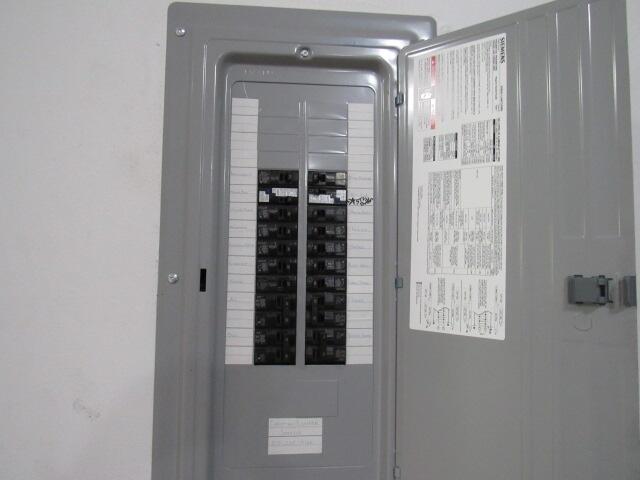 utilities with electric panel