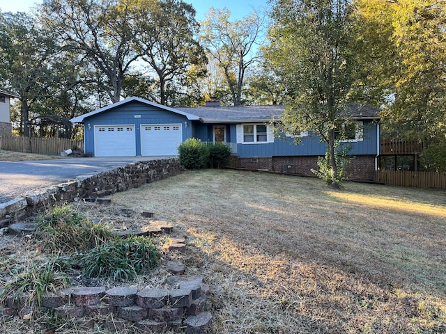 ranch-style house with a garage