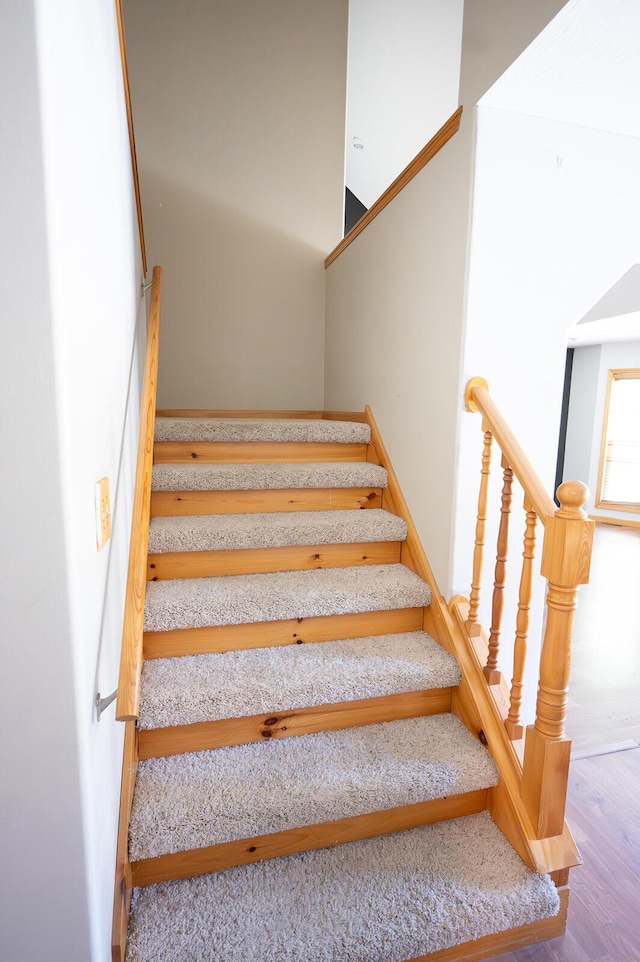 21620 County Road 232, Hermitage, MO 65668 - stairs with wood finished floors