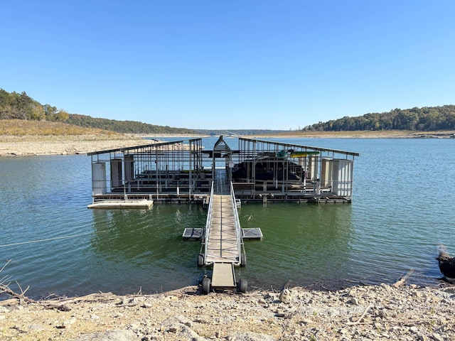 221 Beachwood St, Theodosia, MO 65761 - view of dock with a water view