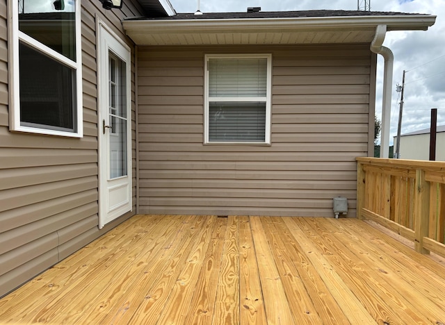 221 Beachwood St, Theodosia, MO 65761 - view of wooden deck