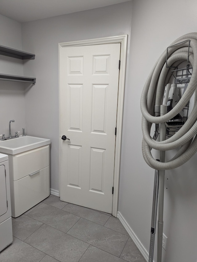 washroom featuring washer / clothes dryer