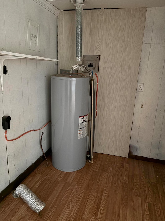 utilities featuring water heater