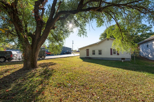 view of yard