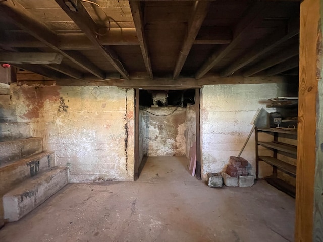 miscellaneous room featuring concrete floors