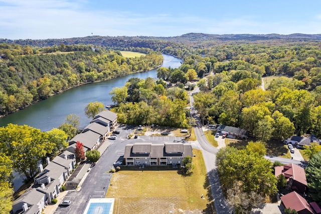 123 River Point Rd Unit 37, Hollister, MO 65672 - bird's eye view of a forest and a nearby body of water