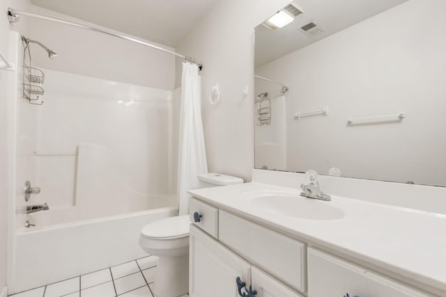 123 River Point Rd Unit 37, Hollister, MO 65672 - full bathroom with tile patterned flooring, shower / bathtub combination with curtain, toilet, and vanity