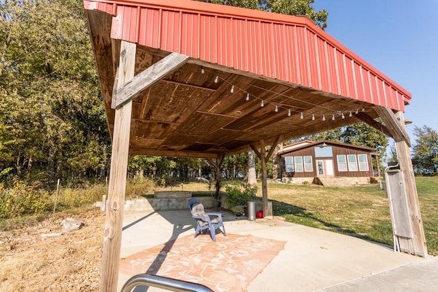 view of patio