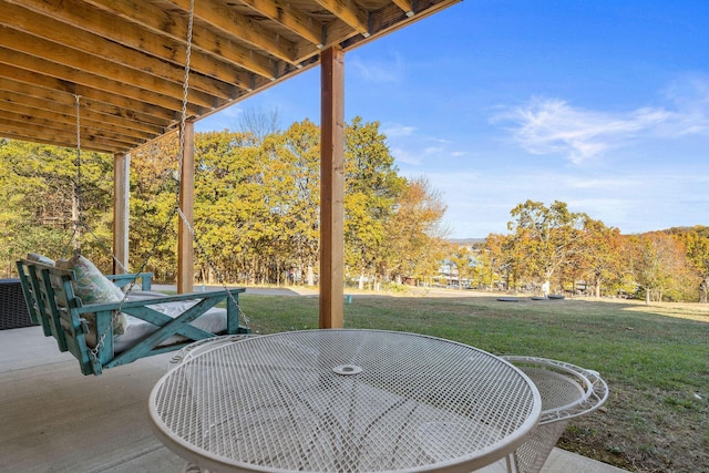 view of patio