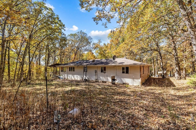view of back of property