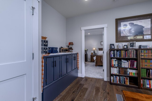 236 N Dade 147, Greenfield, MO 65661 - corridor featuring dark wood-type flooring and baseboards