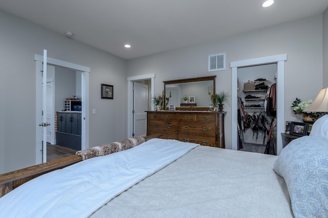236 N Dade 147, Greenfield, MO 65661 - bedroom with a spacious closet, recessed lighting, and a closet