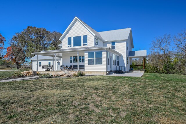 236 N Dade 147, Greenfield, MO 65661 - back of property with a lawn and a patio