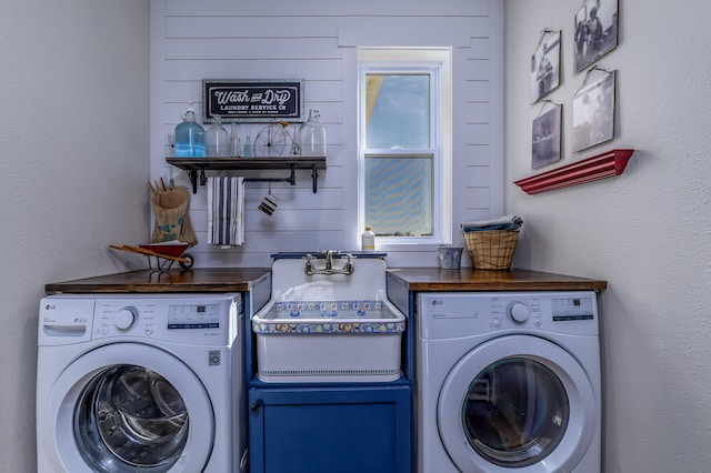236 N Dade 147, Greenfield, MO 65661 - laundry room with washer / dryer