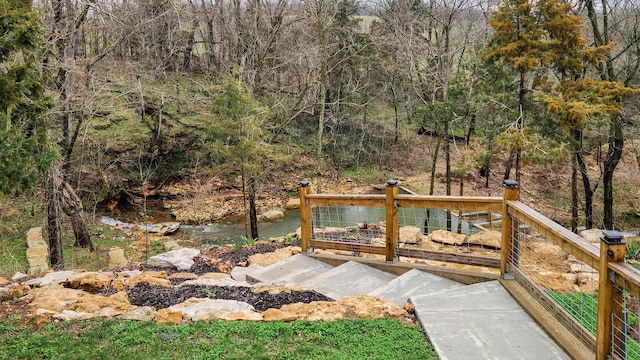 236 N Dade 147, Greenfield, MO 65661 - wooden terrace featuring a view of trees
