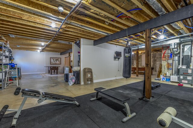 236 N Dade 147, Greenfield, MO 65661 - workout area with baseboards and heating unit