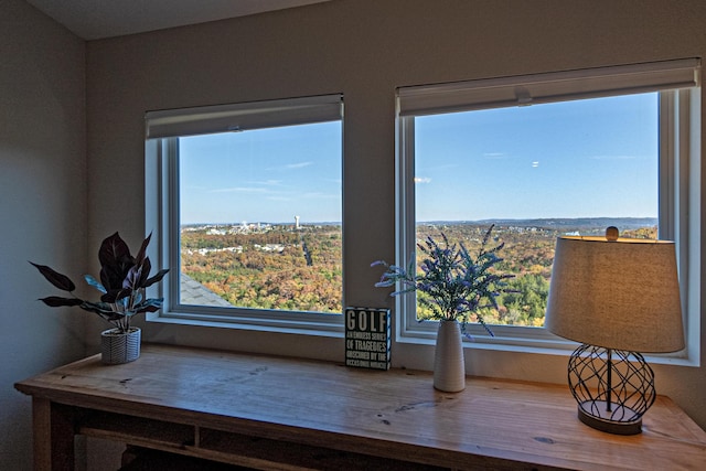 view of room details