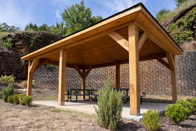 view of home's community with a gazebo