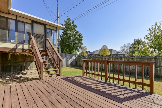 1462 E Powell St, Springfield, MO 65804 - deck featuring stairs