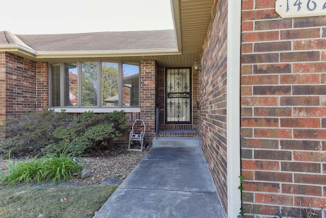 1462 E Powell St, Springfield, MO 65804 - property entrance with brick siding