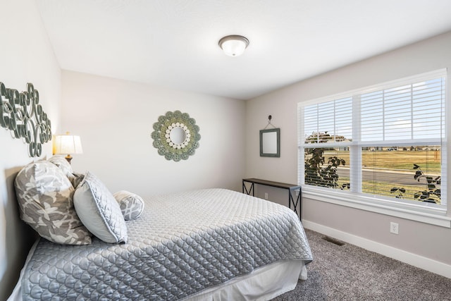 bedroom featuring carpet flooring