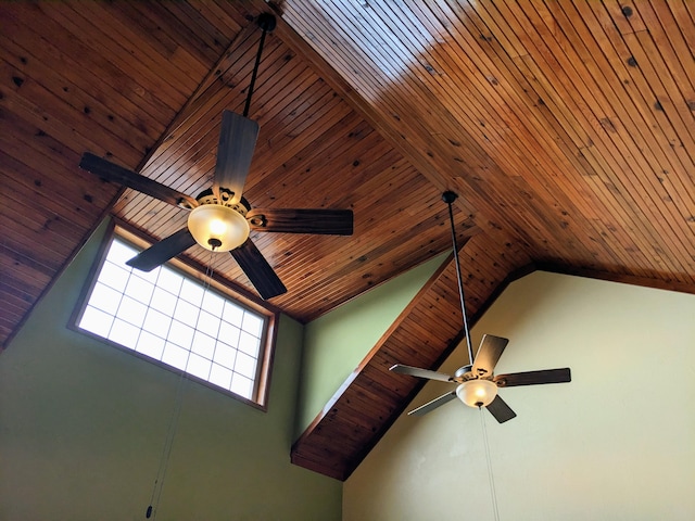 room details with wooden ceiling