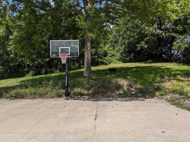 view of sport court