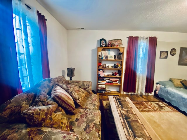 living room featuring wood-type flooring