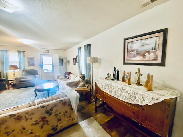 bedroom featuring dark hardwood / wood-style flooring