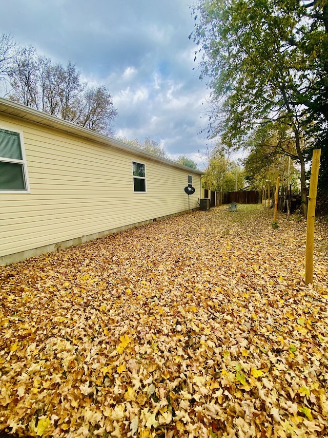 view of side of property