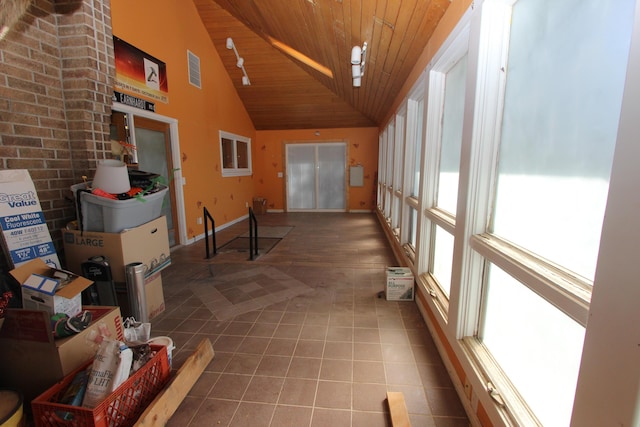 1819 Pleasant Hill Rd, Seymour, MO 65746 - unfurnished sunroom featuring lofted ceiling