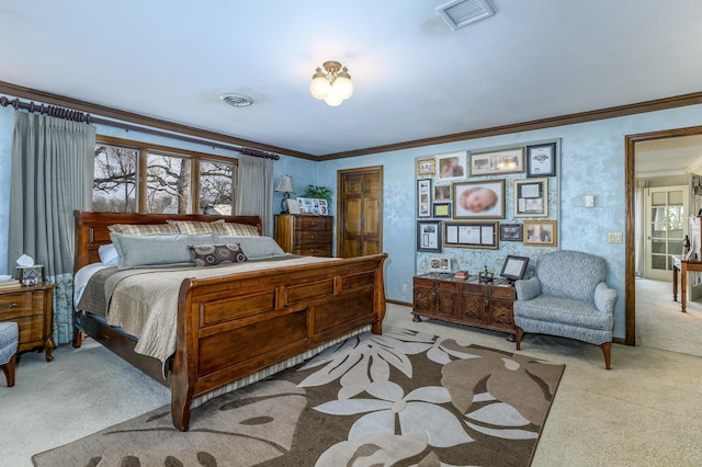 15778 Lawrence Unit 2130, Mount Vernon, MO 65712 - bedroom featuring carpet flooring and ornamental molding