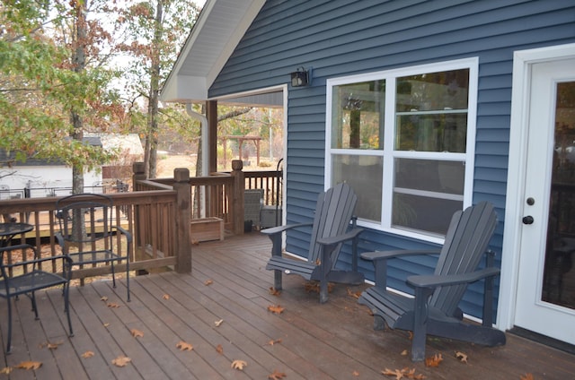 4435 Olga Rd, Fordland, MO 65652 - view of wooden terrace