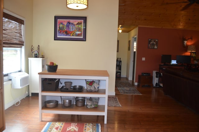 4435 Olga Rd, Fordland, MO 65652 - hall with wood-type flooring and baseboards